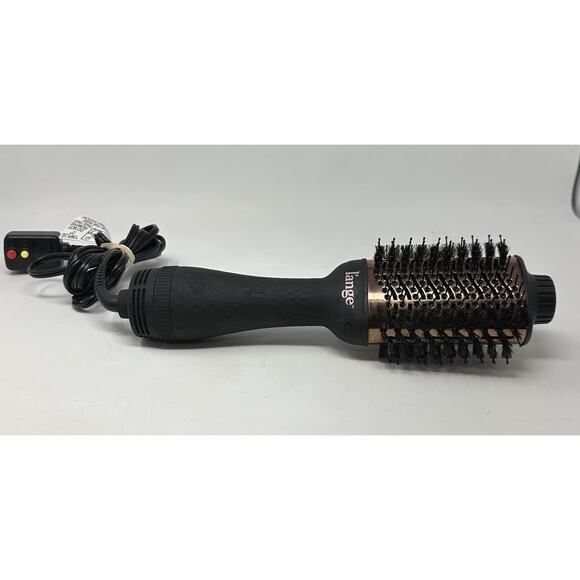 L’ange 2 in 1 Volumizing Brush Hair Dryer 3” Black Lange AB313 Tested Working - Picture 1 of 3